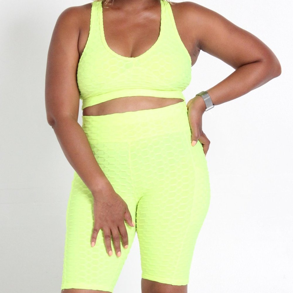 Scrunched Bra Top and Shorts Set